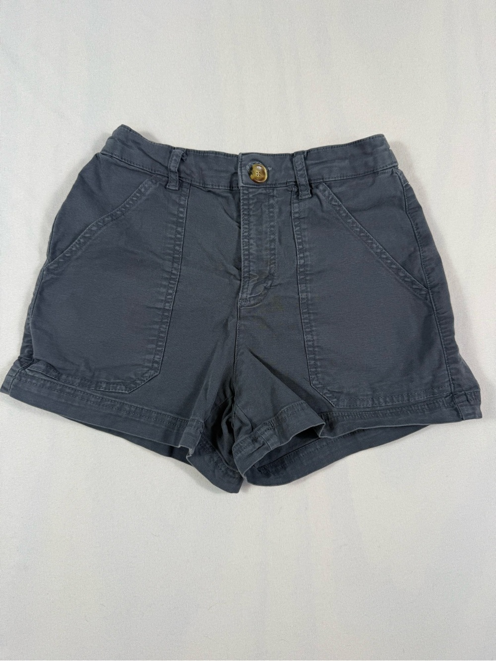 Marine Layer Slate Gray High-Rise Utility Shorts